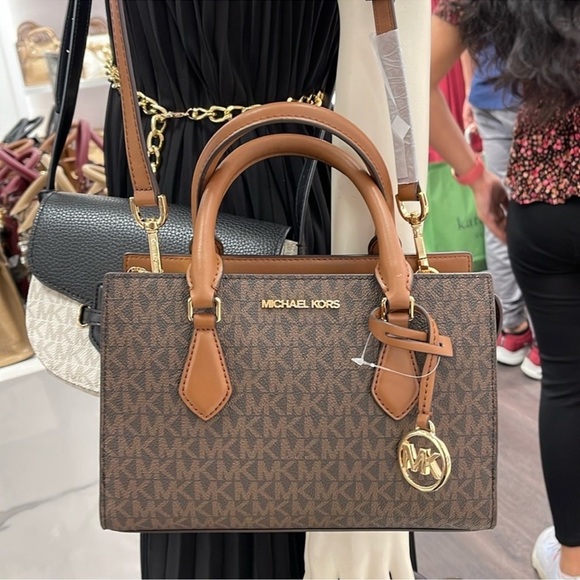 Michael Kors Handbags - Michael Kors Small Sheila Satchel Crossbody
Bag Brown
NWT